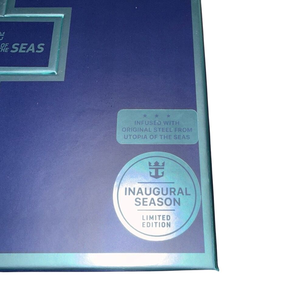 Royal Caribbean Utopia Seas 2024 Inaugural Steel Collector Set Limited Edition - Picture 6 of 12